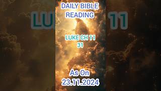 Daily Bible Reading 🙏 as on 23112024 lets pray religion inspiration love yt shorts youtube [upl. by Emalee]