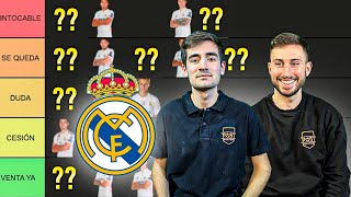 HACEMOS el TIERLIST de la PLANTILLA del REAL MADRID 2122 [upl. by Celinka544]