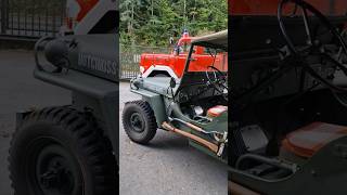 Willys JEEP Hotchkiss M201 Feuerwehr Oldtimer Evergreen Timeless Zeitlos [upl. by Pickens]