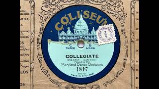 Collegiate  Maryland Dance Orchestra Leslie Jeffries  Coliseum 1817 [upl. by Avictor]