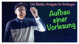 11 Aufbau einer Vorlesung  Analysis für Anfänger Grundlagen Teil 1 [upl. by Imorej153]