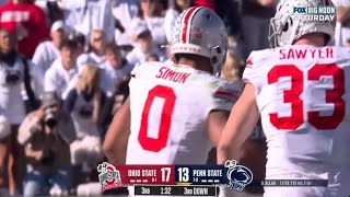 Ohio State vs Penn State 2024  Paul Keels Highlights [upl. by Hammel]