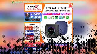 ✔️Carlinkit Ai Box Android 13 Led Wireless Android Auto amp CarP [upl. by Daryn]