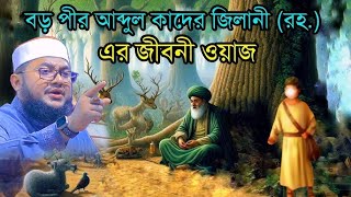 হযরত আব্দুল কাদের জিলানী রহঃ জীবনী  Biography Abd ul Qadir Gilani RA  Sadikur Rahman Azhari waz [upl. by Eirrek104]