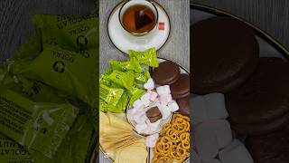 Sweet ASMR Choco Pie Hazelnut Chocolate German Pretzel and Marshmallow [upl. by Cynthy]