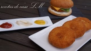 HAMBURGUESAS DE GARBANZOS MUY FÁCIL [upl. by Einna]