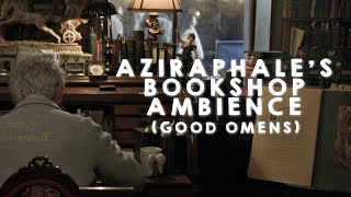 aziraphales bookshop ambience good omens comfort ASMR [upl. by Hirsh376]