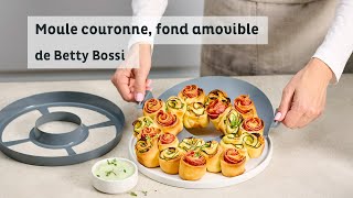 Moule couronne fond amovible  produit de Betty Bossi [upl. by Nosemyaj]