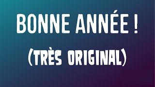 Bonne année 2024 avec humour et texte original [upl. by Brittnee]