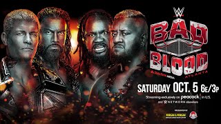 Cody Rhodes amp Roman Reigns Vs Solo Sikoa amp Jacob Fatu  WWE Bad Blood WWE 2K24 [upl. by Ahtnammas]