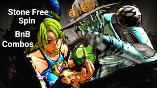 YBA Stone Free Spin BnB Combos [upl. by Mohammad210]