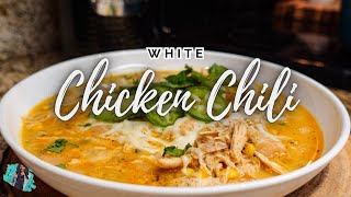 THE ONLY CHILI RECIPE YOU NEED THIS FALL  EASY WHITE CHICKEN CHILI [upl. by Didi429]