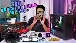 SULIT Budget PC Setup at Php 25K for StreamingEditingGaming PC Build ft Call of Duty Warzone 2020 [upl. by Butterworth491]