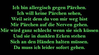 Annette Louisan Pärchenallergie lyrics [upl. by Map537]