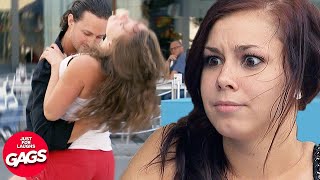 Girlfriend Vs Boyfriend Pranks  Just For Laughs Gags [upl. by Sidras473]