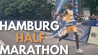 HAMBURG HALF MARATHON  RACE FOOTAGE [upl. by Atteroc]