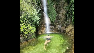 Tin Tale Jharna waterfall summervibes 2024 nepal tintalejharna [upl. by Reede]