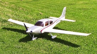 Hangar 9 Cirrus SR22T GVAM Field 82017 [upl. by Marduk973]