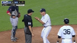 Girardi gets tossed after McCanns strikeout [upl. by Yrellih]