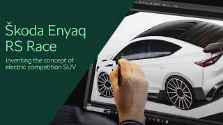 Škoda Enyaq RS Race  Idea amp Design [upl. by Rebmat42]