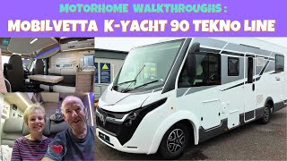 Motorhome Walkthroughs  The Mobilvetta KYacht 90 Tekno Line [upl. by Loree]