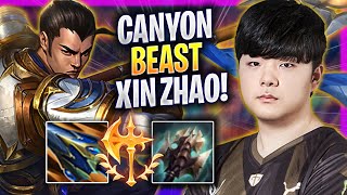 CANYON IS A BEAST WITH XIN ZHAO  GEN Canyon Plays Xin Zhao JUNGLE vs Viego  Season 2024 [upl. by Annoya]