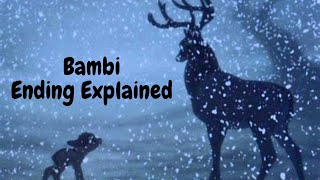 Bambi 1942 ending Explained [upl. by Lanuk]