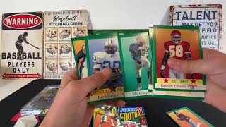 OPENING SOME 91 FLEER NFL CARDS jerryrice barrysanders nfl tradingcards football sportscards [upl. by Niarb878]