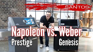 Napoleon vs Weber  Die Topmodelle der Hersteller  Napoleon Prestige vs Weber Genesis bbq grill [upl. by Gem]