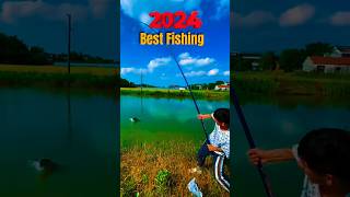 Best new fishing videos 2024  new best hook fishing video shorts fishing fish viral nature [upl. by Yelserp246]