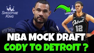 Reacting To Bleacher Reports Latest 2024 NBA Mock Draft  Detroit Pistons Selecting A SF At 5 [upl. by Cummings809]