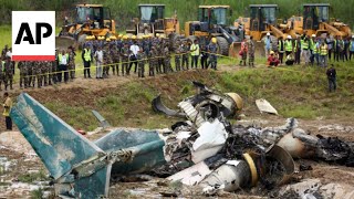 Witness reacts after plane crash kills 18 people in Nepal pilot lone survivor [upl. by Nnairb665]