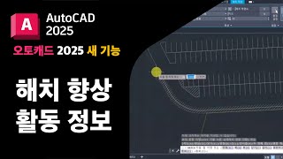 오토캐드 2025 새 기능  해치 기능 향상 성능 그래픽 활동 정보  AutoCAD Autodesk [upl. by Calle]