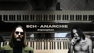 SCH  Anarchie piano tuto [upl. by Otha812]