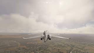 MSFS Scenic Flight from Cairo to Rhodes HECALGRP BATC 4K Citation Longitude [upl. by Eisor]