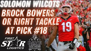 Cincinnati Bengals Solomon Wilcots  Will the Bengals Draft Brock Bowers or Right Tackle at Pick 18 [upl. by Efar69]