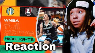 Carter Is Goated🔥LoftyLiyah Reacts To Chicago Sky vs Atlanta Dream  FULL GAME [upl. by Hudson]