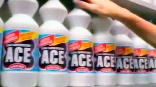 1995 Nueva lejía Ace regala 1 millón de duros  Ace hace más  Publicidad España Anuncio Spain Ads [upl. by Soluk]