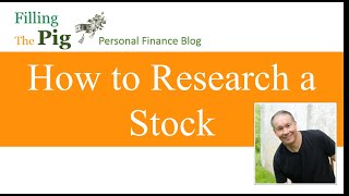 How to Research a Stock using Yahoo Finance [upl. by Curt721]