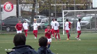 04112012 Spvgg Frankenbach  FC Union Heilbronn [upl. by Anaihs387]