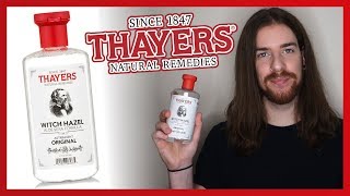 Thayers Witch Hazel Toner Review [upl. by Joab54]