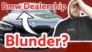 Bmw dealership blunder Incompetence [upl. by Nosretep]