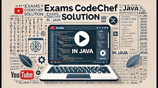 Exams Codechef solution in java [upl. by Sig34]