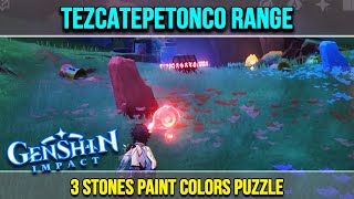 Tezcatepetonco Range 3 Stones Paint Colors Puzzle Genshin Impact [upl. by Duntson]