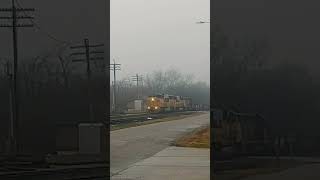 Ex Up and Ohio Central locomotives rolling through heavy fog [upl. by Gnouv]