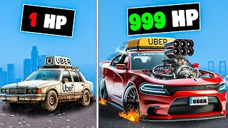 Every time I crash my Uber gets faster in GTA 5 [upl. by Leahey]