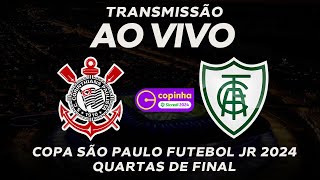 CORINTHIANS 2 X 0 AMERICA MG  COPA SÃO PAULO  NARRAÇÃO  POS JOGO [upl. by Feodora]