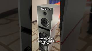 Capital Audiofest 2024 stenheimaudio4218 Alumine Five SX audiophile music musiclovers [upl. by Spillar]