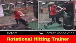 Rotational Hitting Aid – Youth Baseball amp Softball Rotational Swing Trainer – Batspeedcom [upl. by Newel]