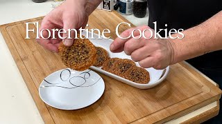 Florentine Cookies or lace cookies are elegant and even better sandwiched with melted chocolate [upl. by Ayerdna]